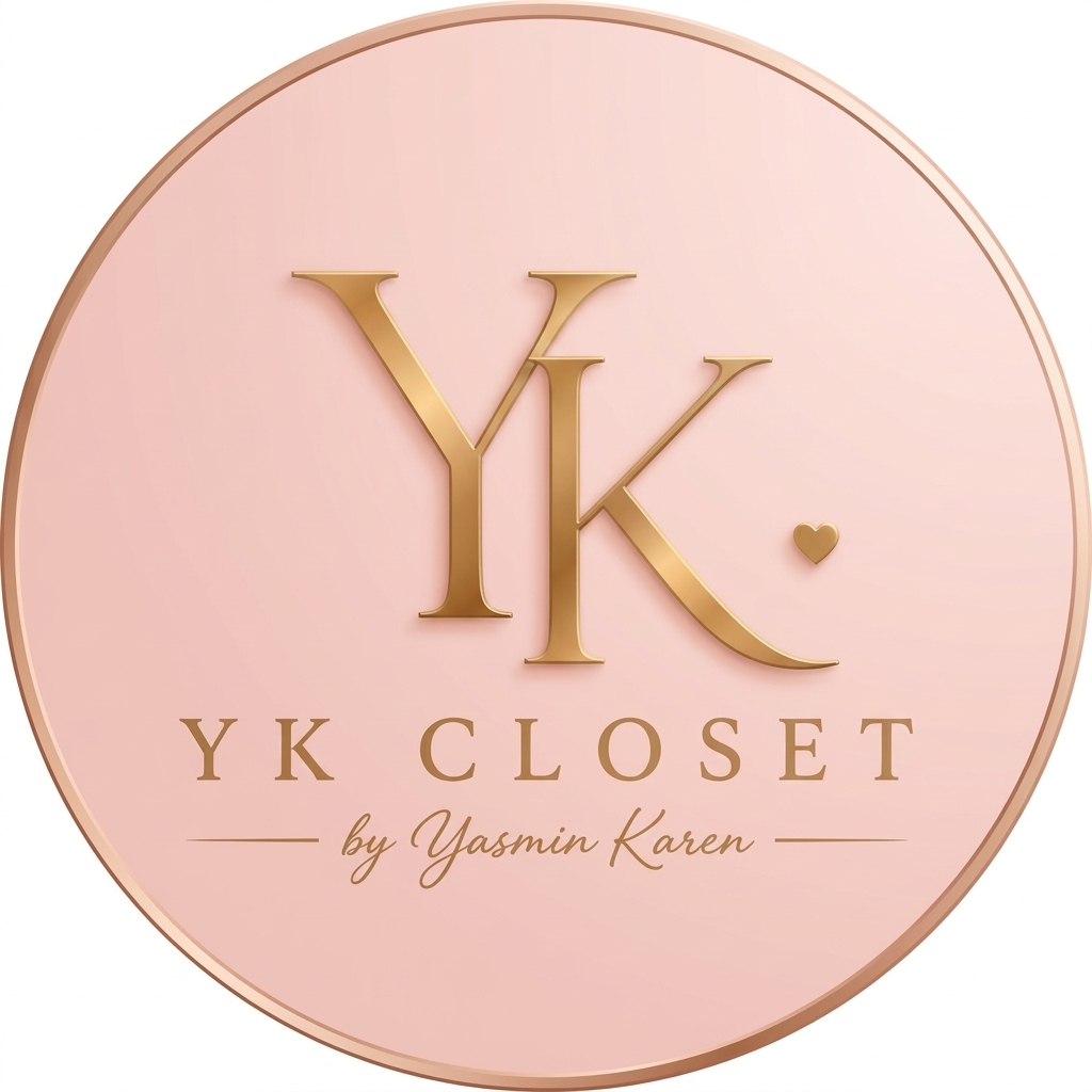 Logotipo oficial da YK Closet • by Yasmin Karen